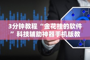 3分钟教程“金花挂的软件”科技辅助神器手机版教程