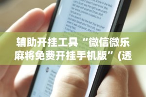 必备科技“红包透视插件”-玩家曝光开挂流程