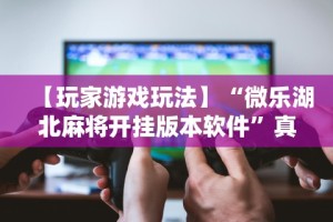 【玩家游戏玩法】“微乐湖北麻将开挂版本软件”真实开挂技巧分享