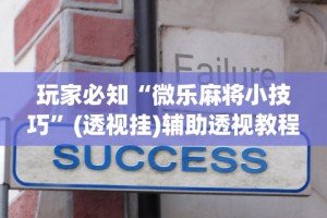 玩家必知“微乐麻将小技巧”(透视挂)辅助透视教程