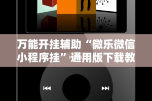 万能开挂辅助“微乐微信小程序挂”通用版下载教程