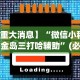 实操教程“雀神麻将小程序技巧”分享用挂教程