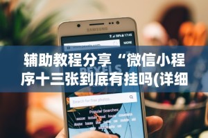 辅助教程分享“微信小程序十三张到底有挂吗(详细真的有挂)-知乎
