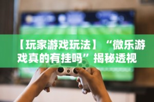 【玩家游戏玩法】“微乐游戏真的有挂吗”揭秘透视辅助万能挂