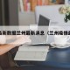 疫情最新数据兰州最新消息（兰州疫情最新人数）