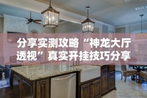 分享实测攻略“神龙大厅透视”真实开挂技巧分享