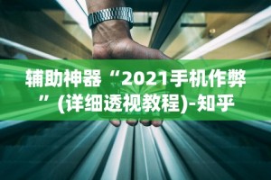 辅助神器“2021手机作弊”(详细透视教程)-知乎