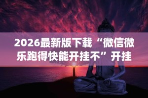 2026最新版下载“微信微乐跑得快能开挂不”开挂(透视)辅助教程