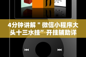 7分钟揭秘微乐麻将出牌规律”详细分享装挂步骤教程