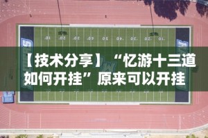 【技术分享】“忆游十三道如何开挂”原来可以开挂