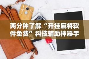 两分钟了解“开挂麻将软件免费”科技辅助神器手机版
