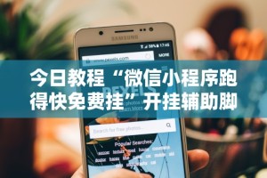 今日教程“微信小程序跑得快免费挂”开挂辅助脚本+详细开挂