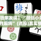 【独家发现】“微信小游戏决胜麻将”(透视)其实确实有挂
