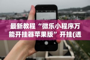 最新教程“微乐小程序万能开挂器苹果版”开挂(透视)辅助神器