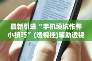 最新引进“手机填坑作弊小技巧”(透视挂)辅助透视教程