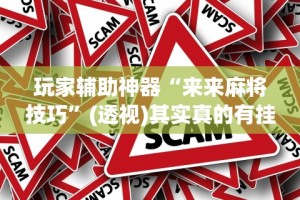 玩家辅助神器“来来麻将技巧”(透视)其实真的有挂