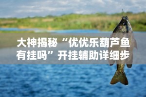 大神揭秘“优优乐葫芦鱼有挂吗”开挂辅助详细步骤