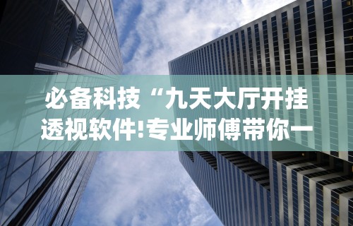 必备科技“十三水加大小王技巧”(其实是有挂)