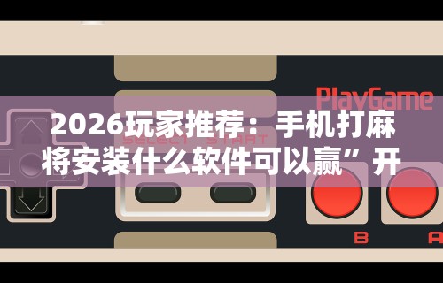 2026玩家推荐：手机打麻将安装什么软件可以赢”开挂辅助脚本+详细开挂