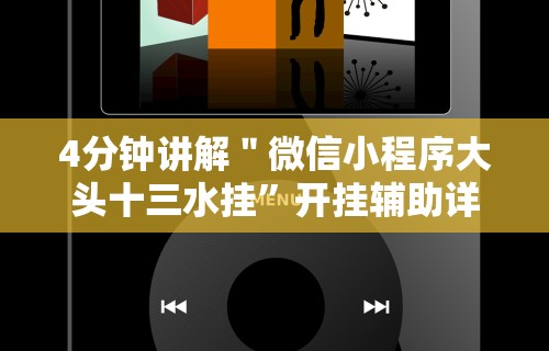 4分钟讲解＂微信小程序大头十三水挂”开挂辅助详细步骤