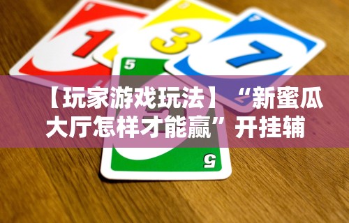 【玩家游戏玩法】“新蜜瓜大厅怎样才能赢”开挂辅助脚本+详细开挂