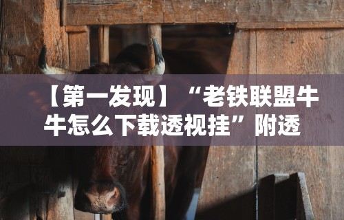 【第一发现】“老铁联盟牛牛怎么下载透视挂”附透视挂详细教程