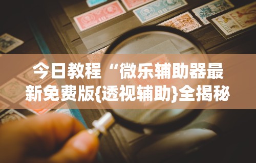 今日教程“微乐辅助器最新免费版{透视辅助}全揭秘