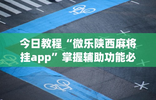 今日教程“微乐陕西麻将挂app”掌握辅助功能必胜规则