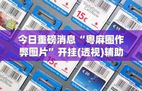 今日重磅消息“粤麻圈作弊图片”开挂(透视)辅助