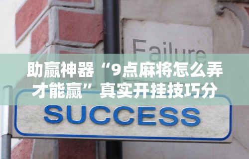 助赢神器“9点麻将怎么弄才能赢”真实开挂技巧分享