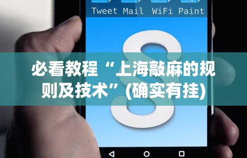 揭秘“微乐家乡麻将小程序怎么开挂”开挂辅助脚本+详细开挂