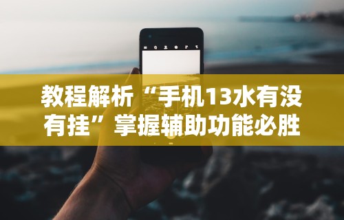 教程解析“手机13水有没有挂”掌握辅助功能必胜规则