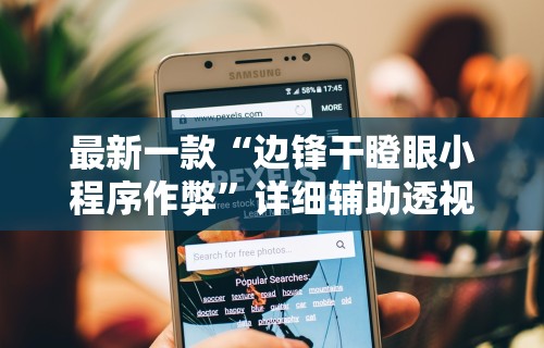 最新一款“边锋干瞪眼小程序作弊”详细辅助透视