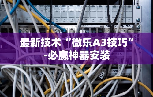 最新技术“微乐A3技巧”-必赢神器安装