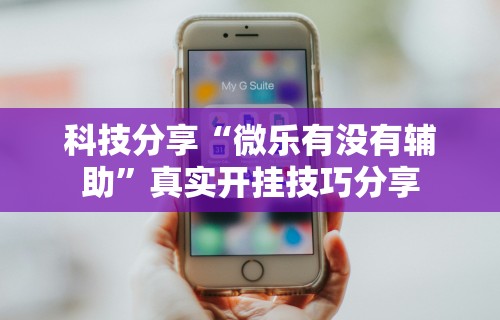 科技分享“微乐有没有辅助”真实开挂技巧分享
