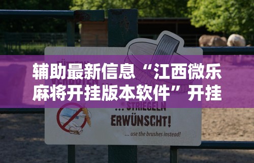 辅助最新信息“江西微乐麻将开挂版本软件”开挂辅助脚本+详细开挂安装教程