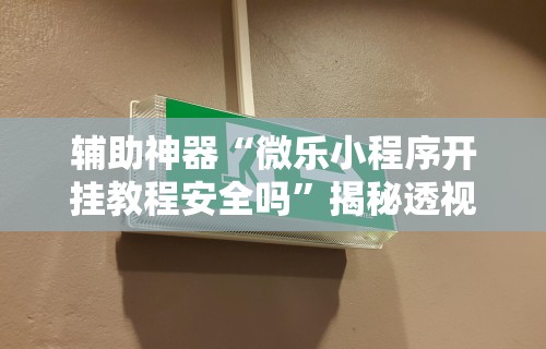 辅助神器“微乐小程序开挂教程安全吗”揭秘透视辅助万能挂