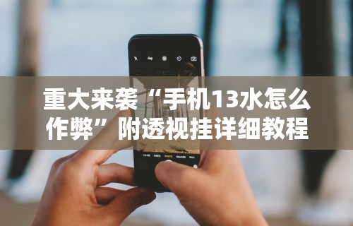 重大来袭“手机13水怎么作弊”附透视挂详细教程