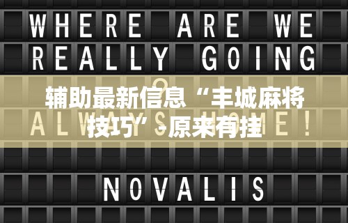 辅助最新信息“丰城麻将技巧”-原来有挂