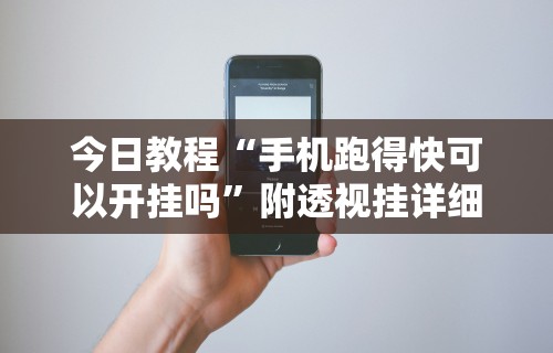 今日教程“手机跑得快可以开挂吗”附透视挂详细教程