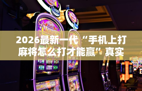 2026最新一代“手机上打麻将怎么打才能赢”真实开挂技巧分享