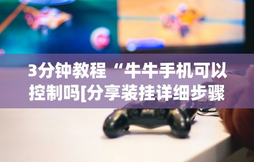 3分钟教程“牛牛手机可以控制吗[分享装挂详细步骤]