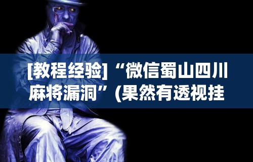 [教程经验]“微信蜀山四川麻将漏洞	”(果然有透视挂)