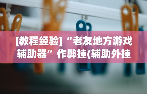 [教程经验]“老友地方游戏辅助器	”作弊挂(辅助外挂+