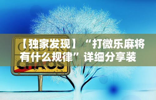 【独家发现】“打微乐麻将有什么规律	”详细分享装挂步骤