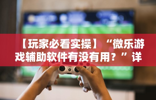 【玩家必看实操】“微乐游戏辅助软件有没有用？	”详细分享装挂步骤教程