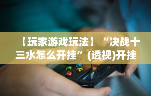 【玩家游戏玩法】“决战十三水怎么开挂”(透视)开挂详细教程