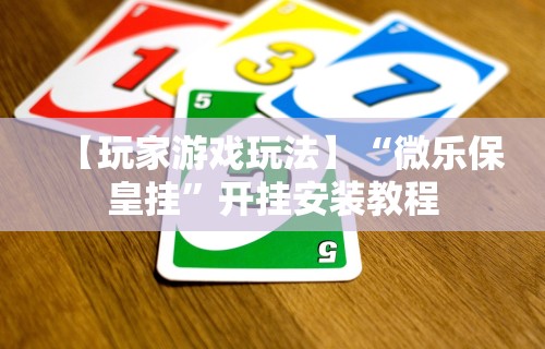 【玩家游戏玩法】“微乐保皇挂”开挂安装教程
