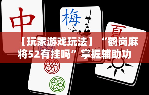 【玩家游戏玩法】“鹤岗麻将52有挂吗”掌握辅助功能必胜规则