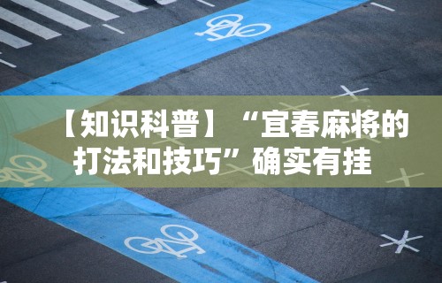 【知识科普】“宜春麻将的打法和技巧	”确实有挂